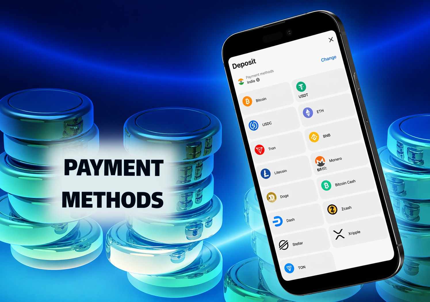 Earthbetz Payment Options - UPI, Paytm, Crypto