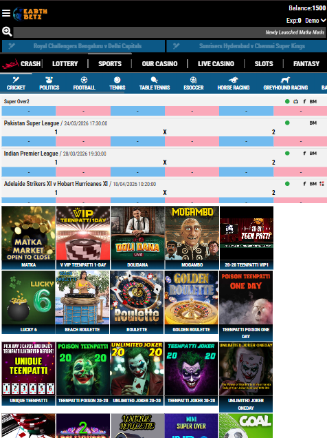 Earthbetz - Best Cricket Betting ID Provider for IPL 2026